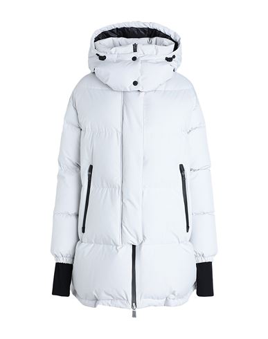 Herno Hooded Feather-down Padded Coat In Grey
