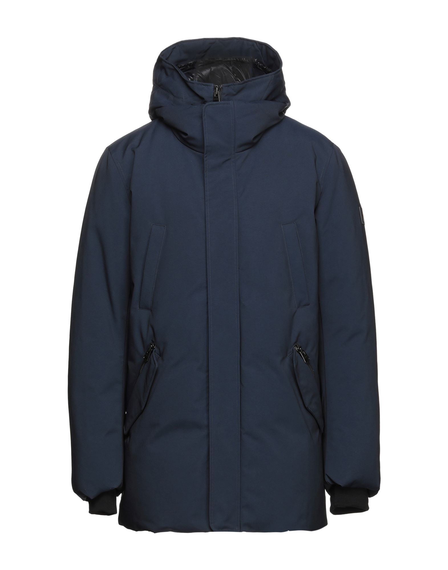 Mackage Edward Water Repellent Down Parka With Removable Bib In Dark Blue