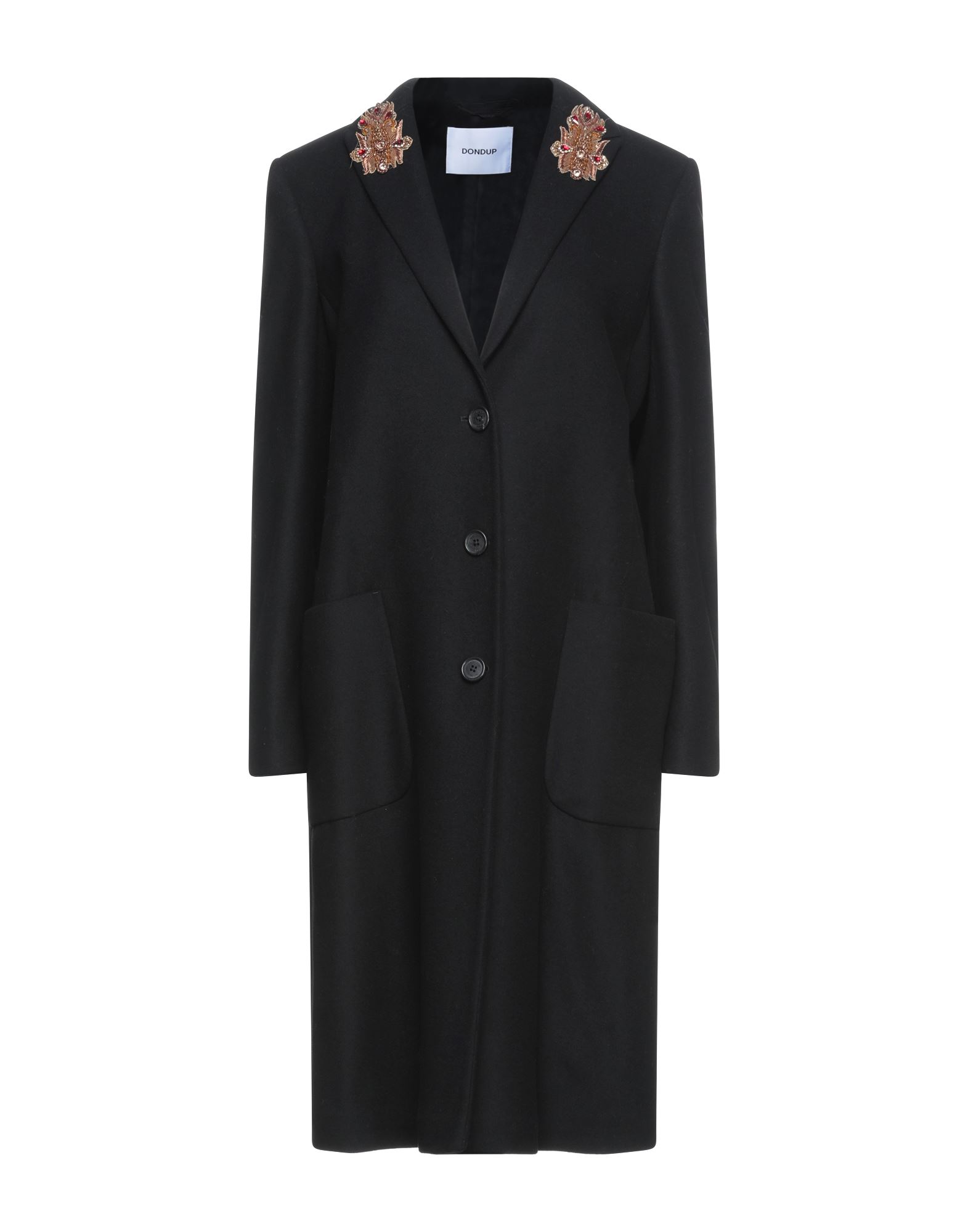 Dondup Coats In Black