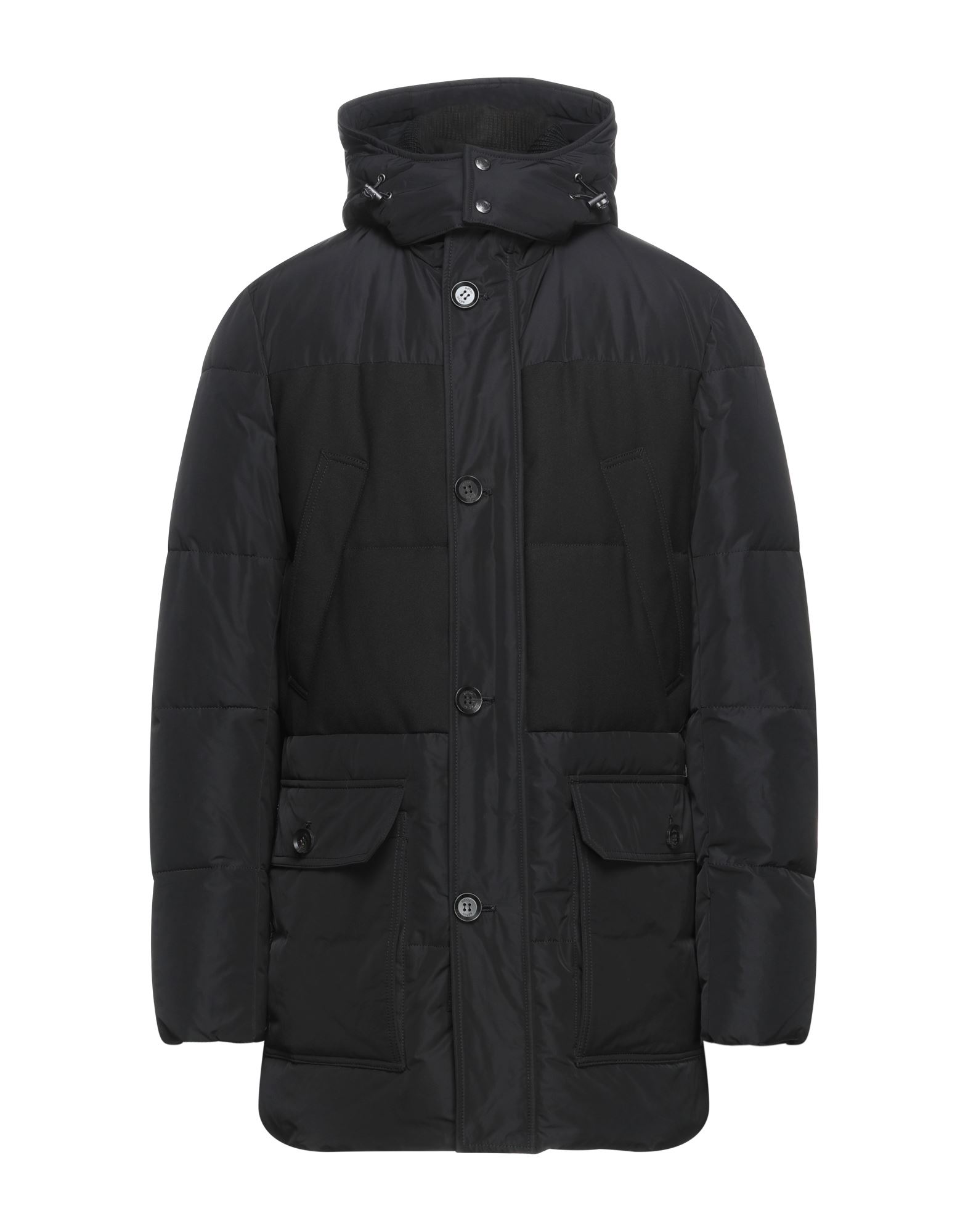 Adhoc Synthetic Down Jackets In Black