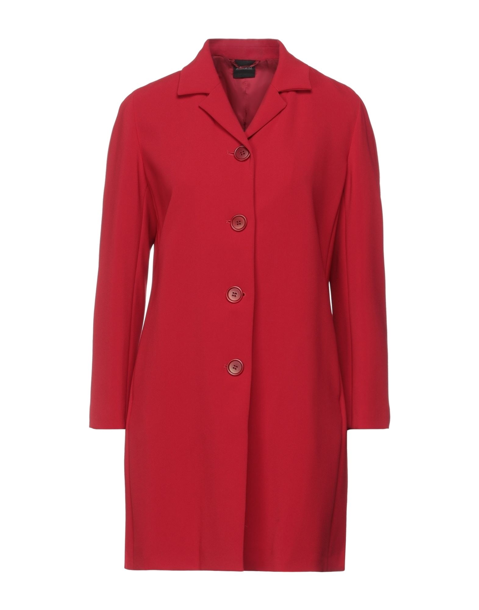 Aspesi Overcoats In Red