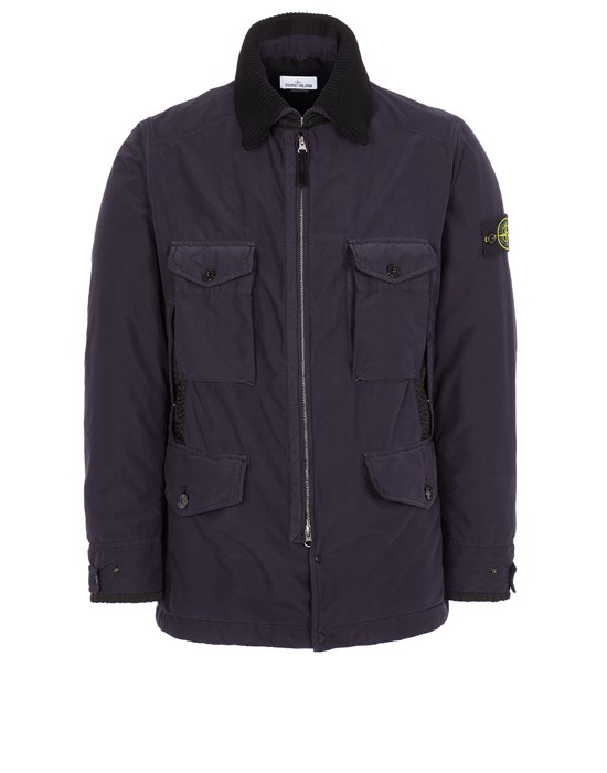 Manteau court Homme 41031 DAVID LIGHT-TC WITH MICROPILE Front STONE ISLAND