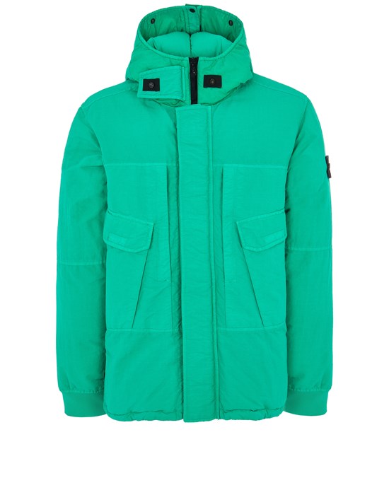 STONE ISLAND 40633 NASLAN DOWN-TC Mid-length jacket Man Green