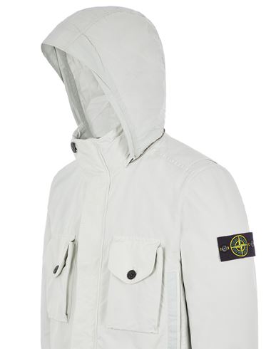 stone island mid length jacket