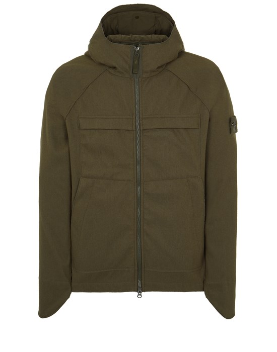 Sold out - STONE ISLAND 441F1 SW 3L_GHOST PIECE Mid-length jacket Man Military Green