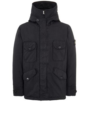 Stone island mid length jacket sale