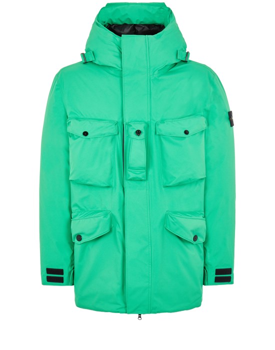Mid-length jacket Man 40330 RIPSTOP GORE-TEX PRODUCT TECHNOLOGY DOWN Front STONE ISLAND