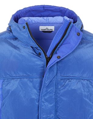 Stone island nylon metal hotsell jacket blue