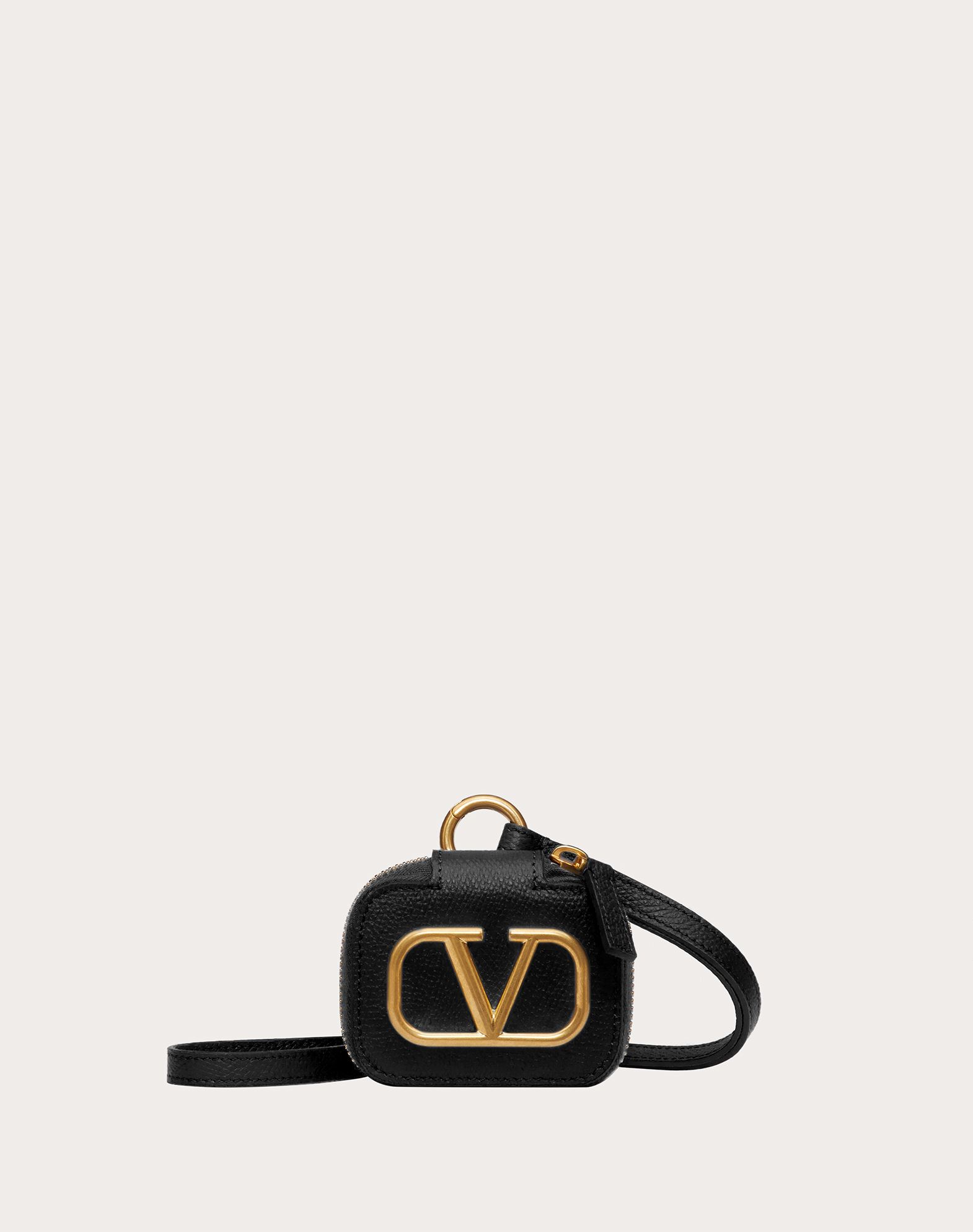 Valentino Garavani Vlogo Signature Grainy Calfskin Airpods Pro Case