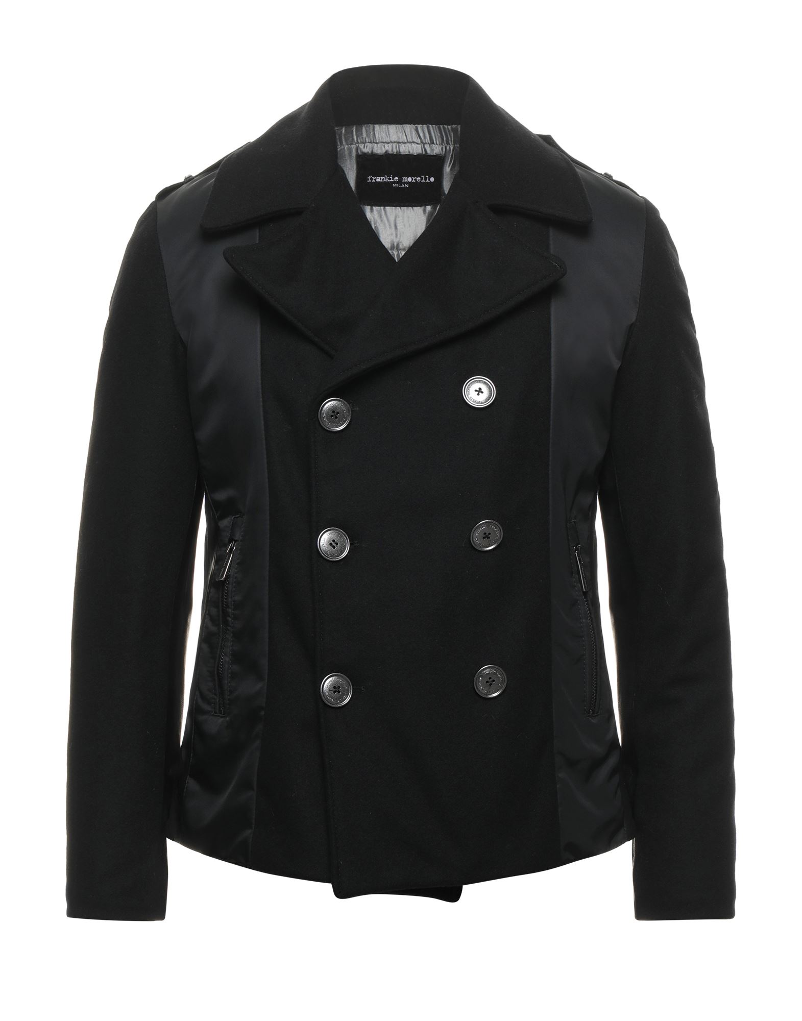 Frankie Morello Coats In Black