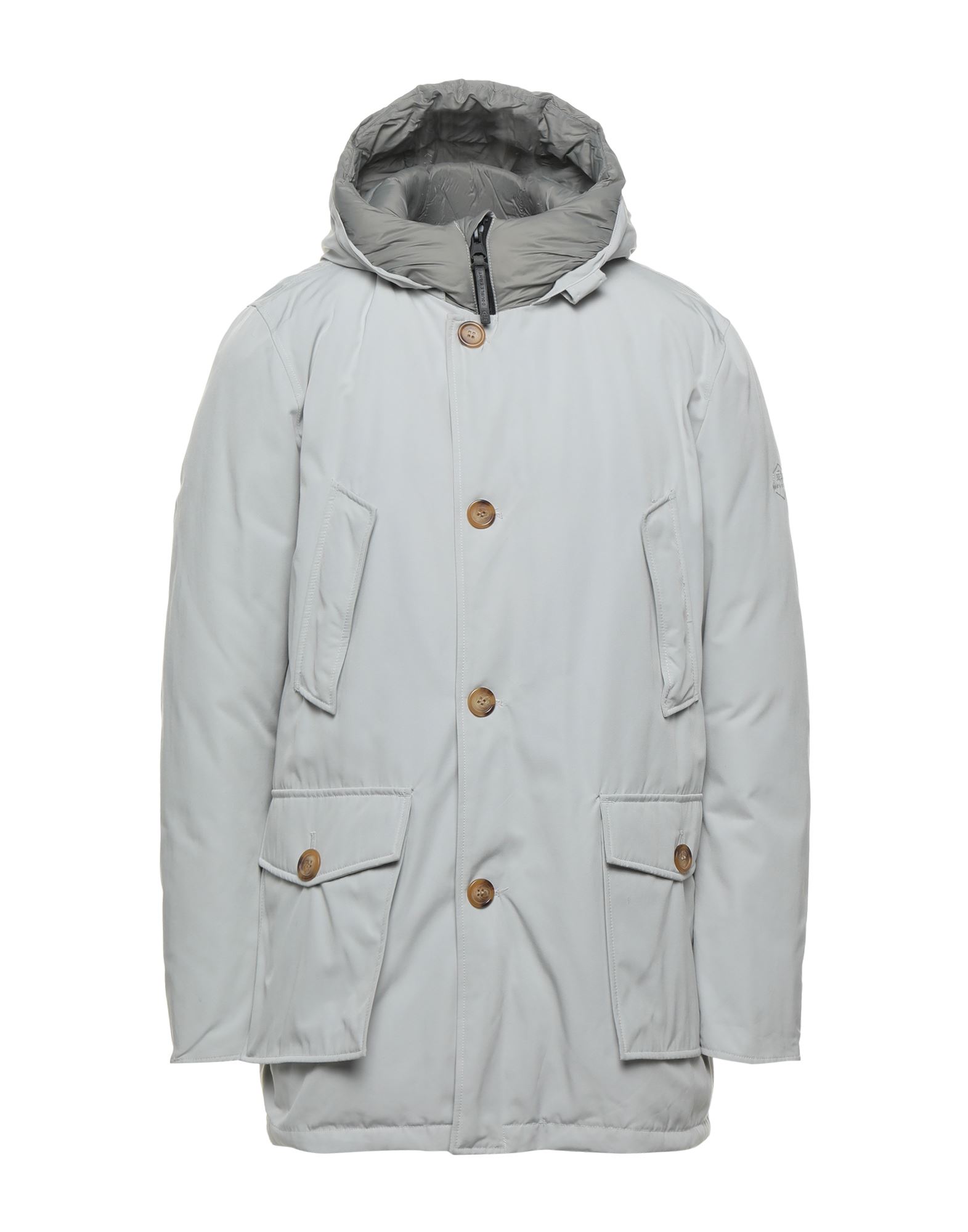 Double Eight Synthetic Down Jackets In Light Grey