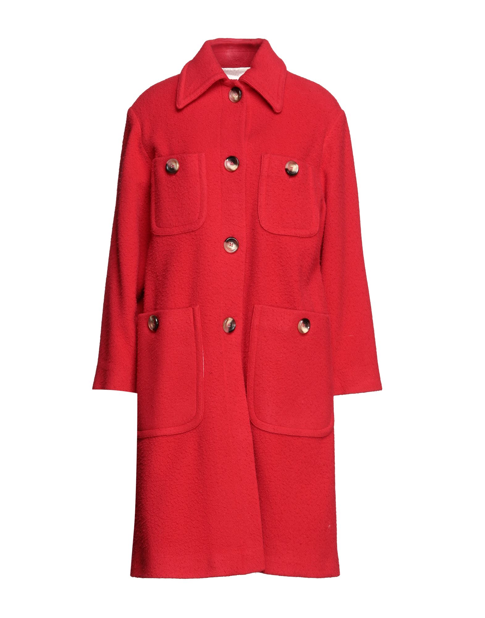 Mauro Grifoni Coats In Red