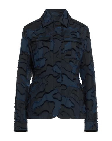 Shop Dior Woman Jacket Midnight Blue Size 8 Polyester