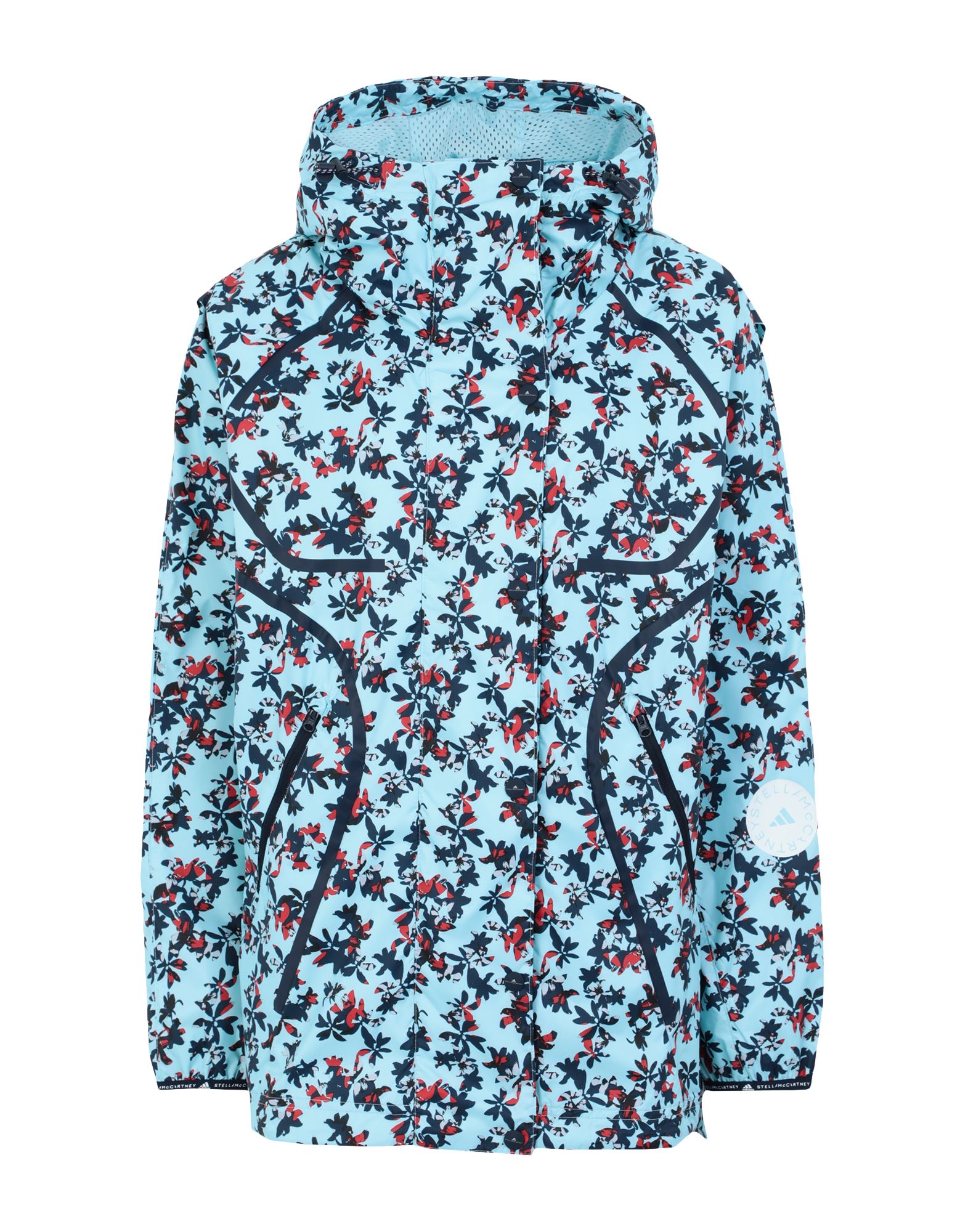 Adidas By Stella Mccartney Jackets In Sky Blue