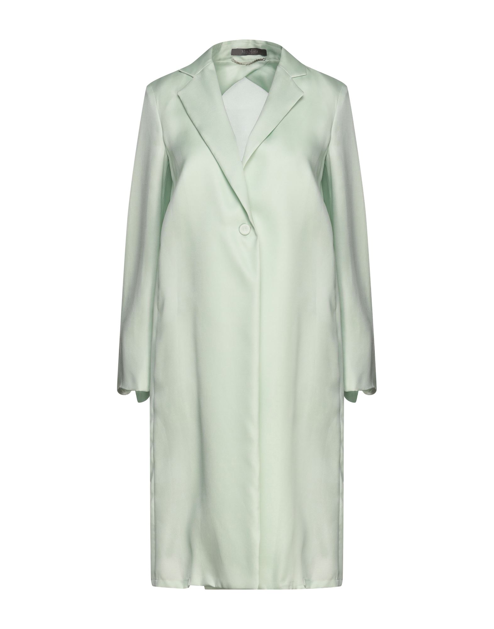 Max Mara Overcoats In Light Green | ModeSens