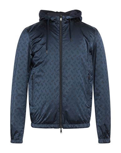 Herno Man Jacket Blue Size 40 Polyamide, Polyester