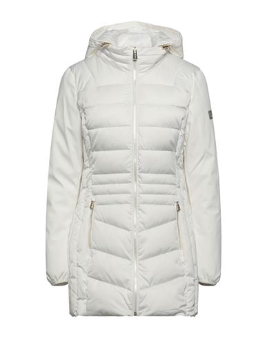 Yes Zee By Essenza Woman Puffer White Size L Polyester, Elastane