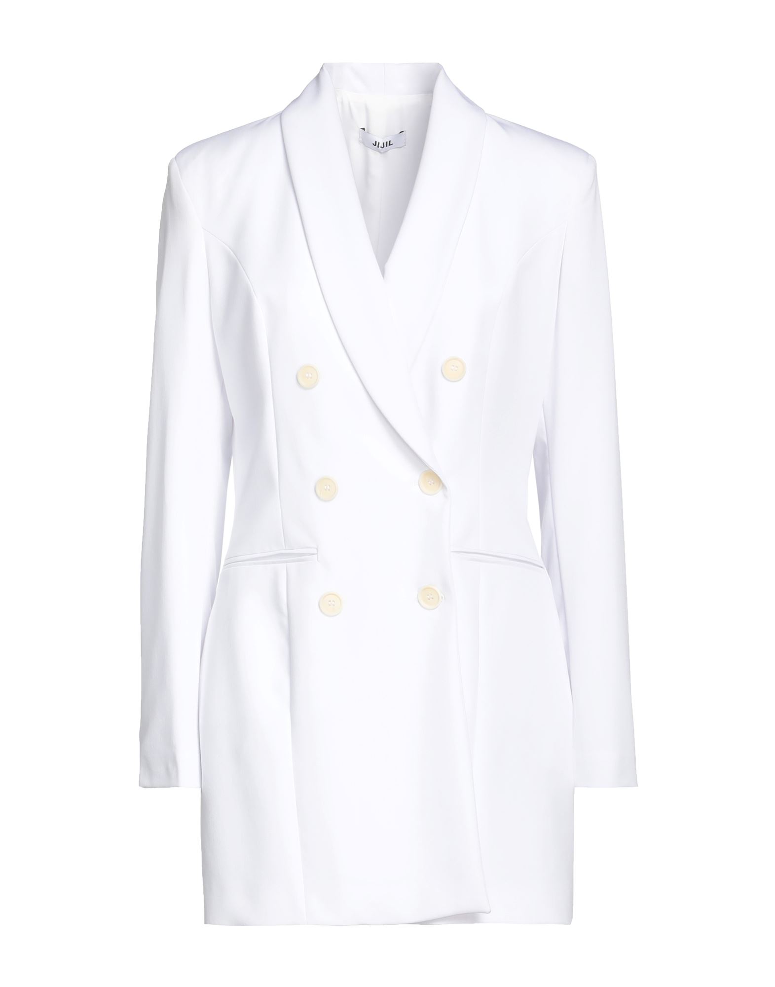 Jijil Overcoats In White