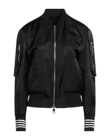 Neil Barrett Woman Jacket Black Size Xs Viscose, Acetate, Polyamide, Elastane