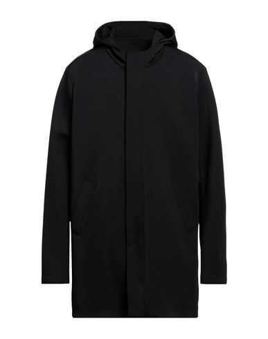 Harris Wharf London Man Coat Black Size 46 Polyester, Polyamide, Elastane
