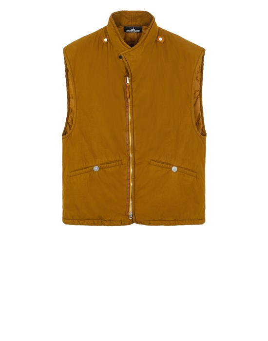 Gilet Homme G0102 BRUSHED COTTON NYLON TELA, GARMENT DYED_CHAPTER 2 Front STONE ISLAND SHADOW PROJECT