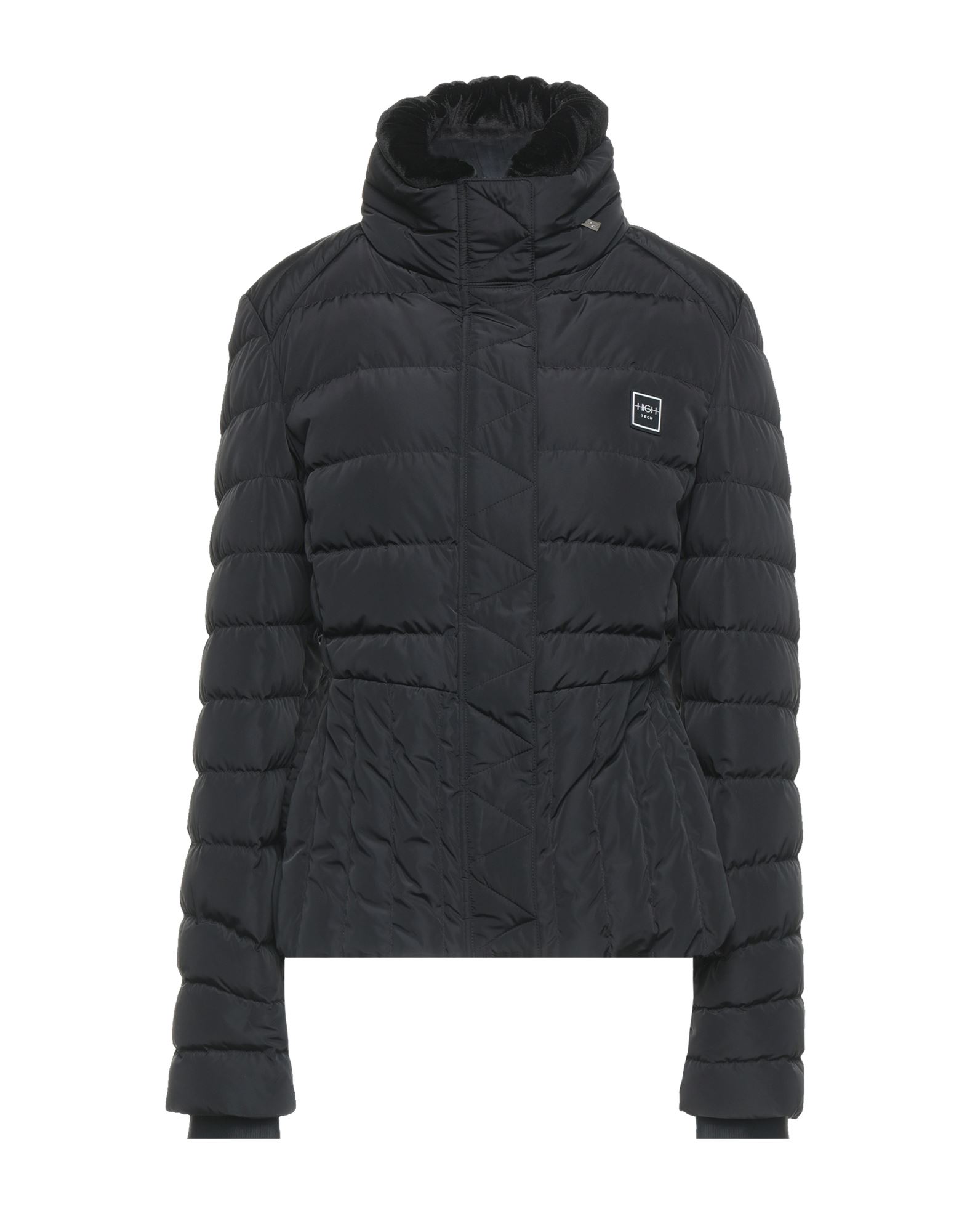 High Down Jackets In Black