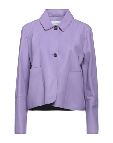 Bully Woman Suit Jacket Light Purple Size 12 Lambskin