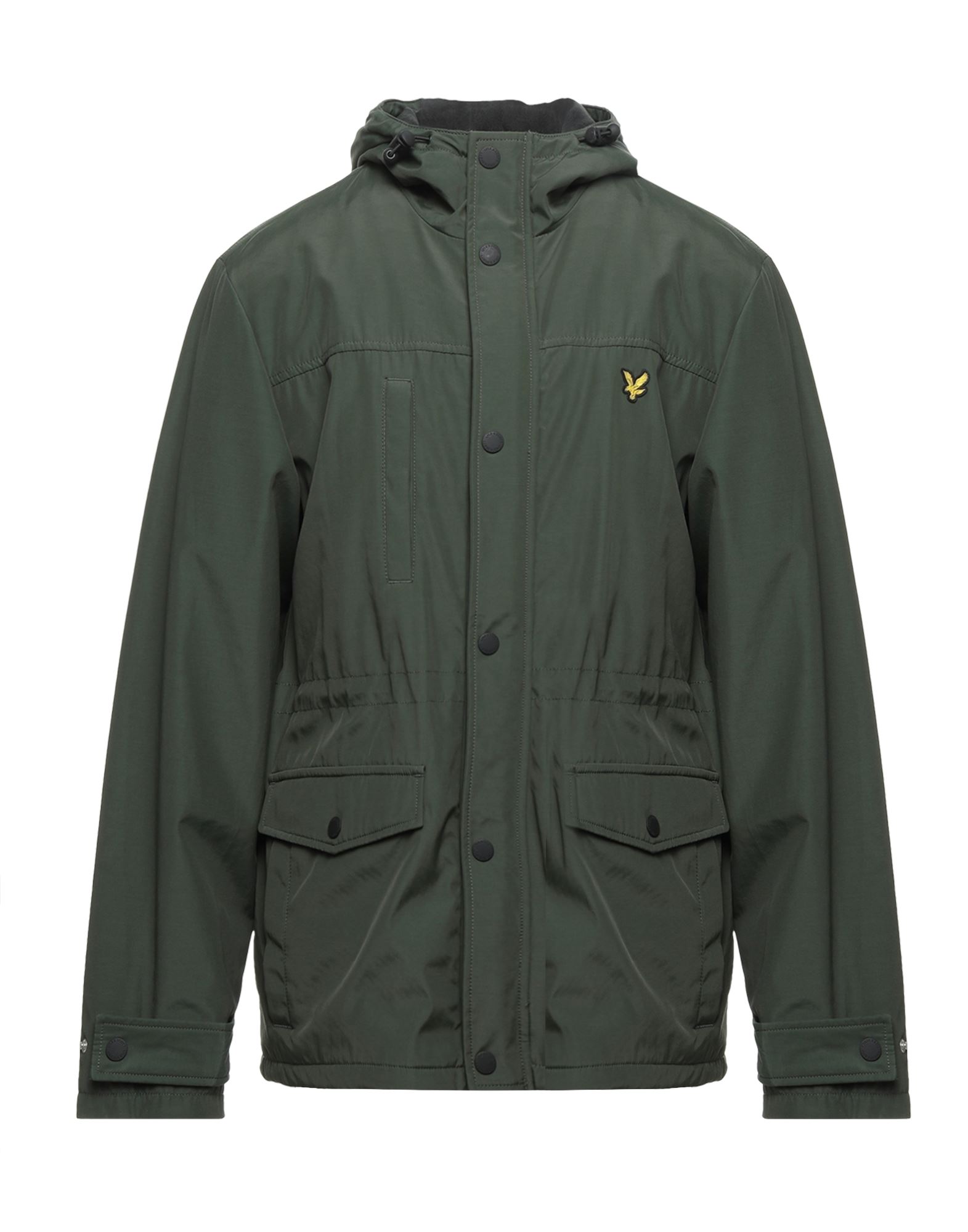 《セール開催中》LYLE & SCOTT メンズ ブルゾン ミリタリーグリーン S ナイロン 55% / コットン 45%