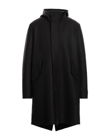 Harris Wharf London Man Coat Dark Brown Size 40 Virgin Wool, Polyester