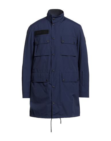 Belstaff Man Overcoat & Trench Coat Navy Blue Size 34 Nylon, Polyurethane