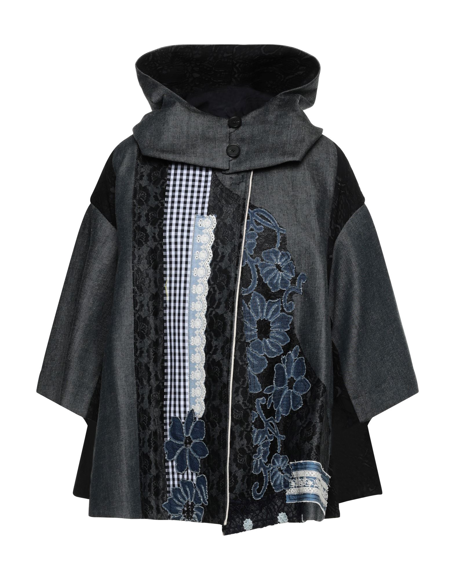 《セール開催中》ANTONIO MARRAS レディース ライトコート ダークブルー 40 コットン 83% / ポリエステル 14% / ナイロン 2% / ポリウレタン 1%