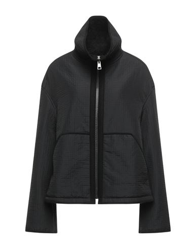 TELA TELA WOMAN JACKET BLACK SIZE 4 ACRYLIC, POLYESTER, VIRGIN WOOL, POLYAMIDE, CASHMERE 
