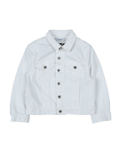 Dondup Babies'  Toddler Girl Denim Outerwear White Size 6 Cotton, Elastane