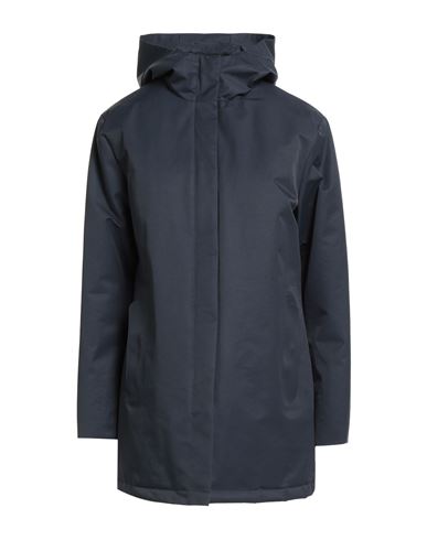 Homeward Clothes Woman Coat Midnight Blue Size Xl Cotton, Nylon