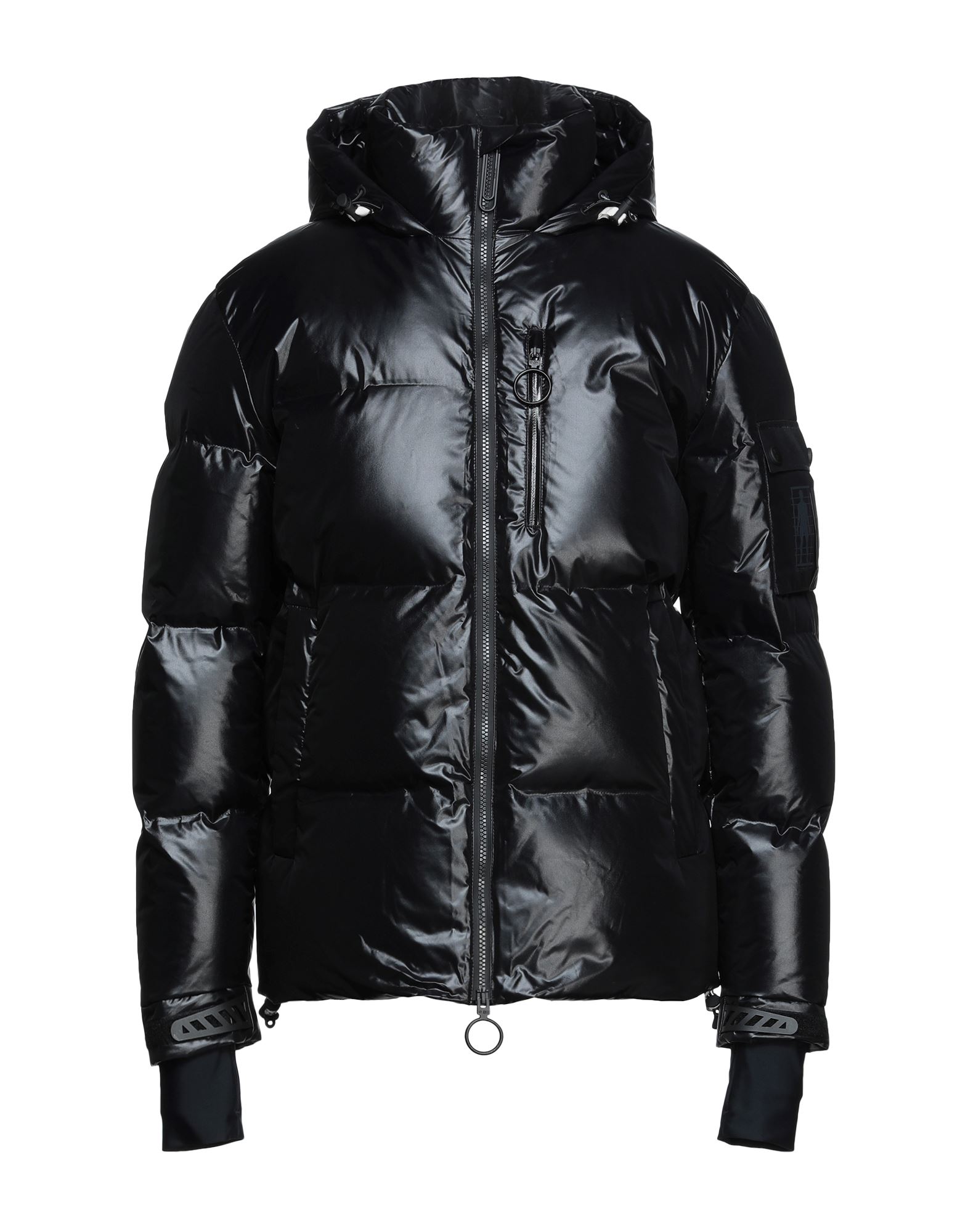 Off-white Man Puffer Black Size Xs Polyamide In Black