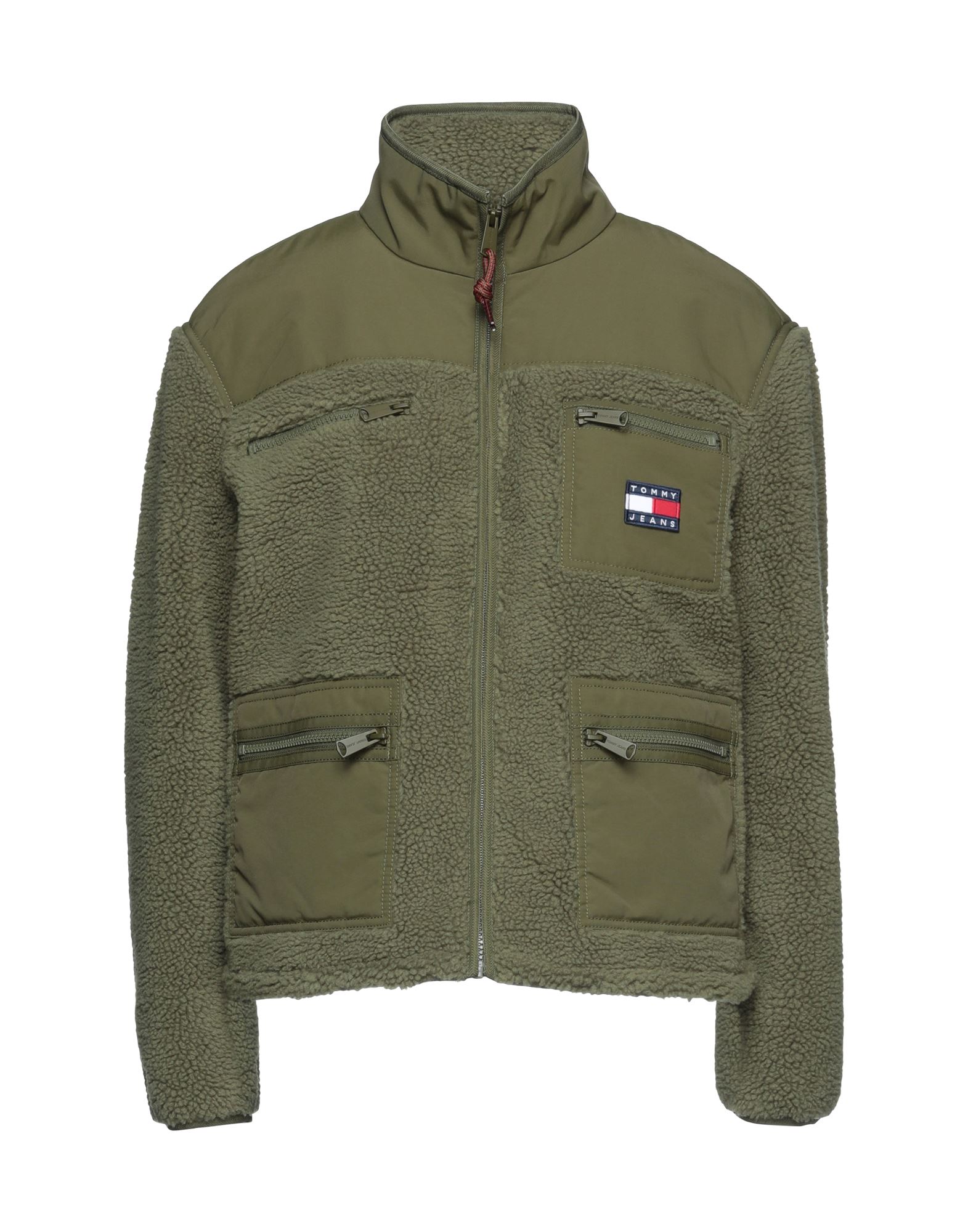 《セール開催中》TOMMY JEANS レディース ブルゾン ミリタリーグリーン XS ポリエステル 86% / アクリル 14% TJW SHERPA MIX JACKET