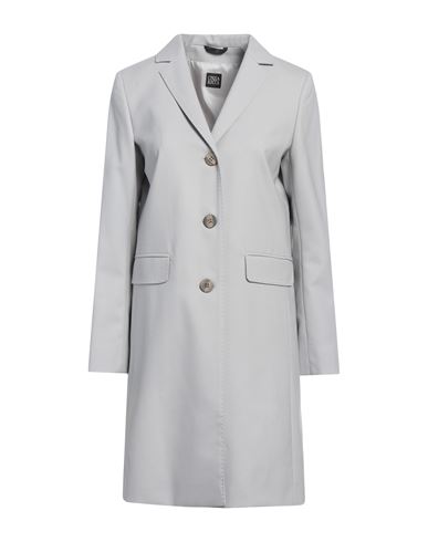 Cinzia Rocca Woman Overcoat & Trench Coat Grey Size 6 Virgin Wool, Elastane