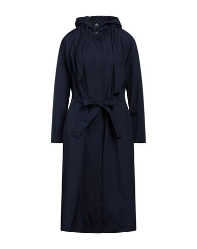 Herno Woman Overcoat & Trench Coat Midnight Blue Size 6 Polyamide, Elastane
