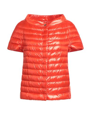Herno Iconico Woman Puffer Rust Size 10 Polyamide In Red