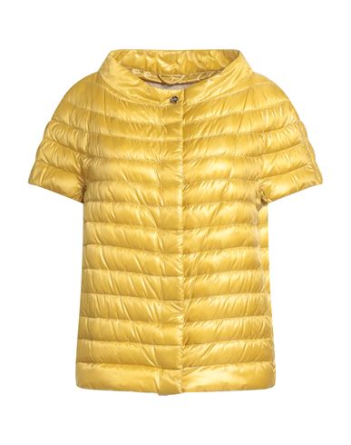 Herno Iconico Woman Puffer Yellow Size 12 Polyamide In Orange