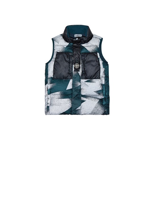 Gilet Homme G0235 S.I.DAZZLE REFLECTIVE CAMOUFLAGE ON LAMY-TC DOWN Front STONE ISLAND JUNIOR