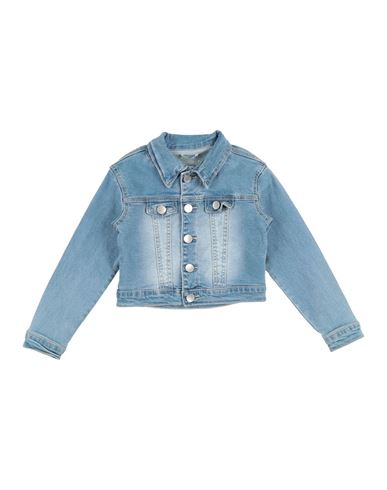Fun & Fun Toddler Girl Denim Outerwear Blue Size 3 Cotton, Elastane In Blue