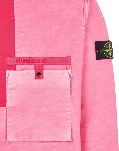 pink stone island jacket mens