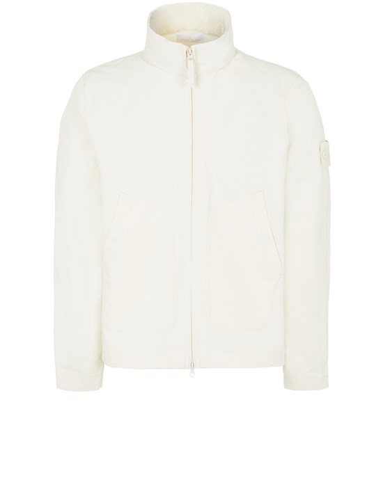 Sold out - Other colours available STONE ISLAND 422F1 MAC SUPIMA® 2L GHOST PIECE Jacket Man Natural White