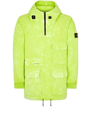 STONE ISLAND 44122 COTTON RIPSTOP OFF-DYE OVD_GARMENT DYED 休闲夹克 男士 柠檬黄色 EUR 618