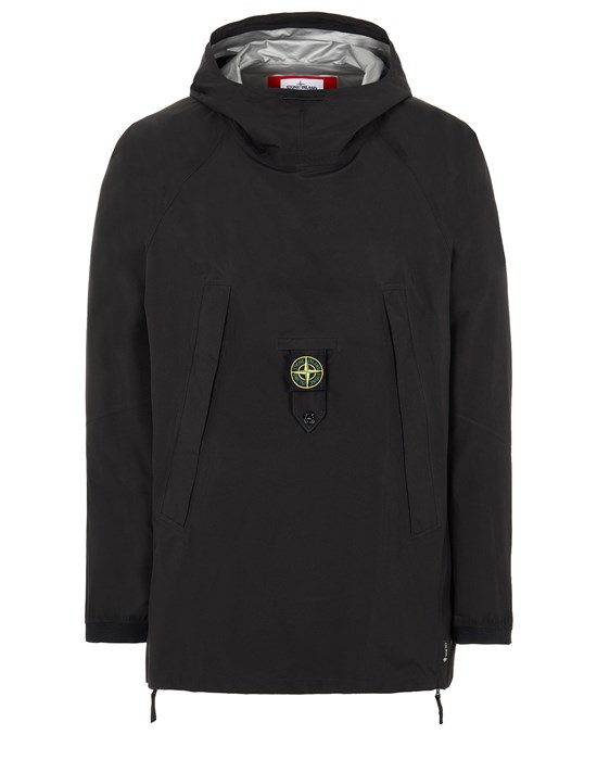  STONE ISLAND 419G1 RIPSTOP GORE-TEX WITH PACLITE® PRODUCT TECHNOLOGY_PACKABLE Jacke Herr Schwarz