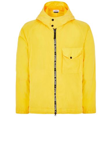 STONE ISLAND 428E1 CUPRO NYLON-TC_ GARMENT DYED Jacket Man Yellow USD 508