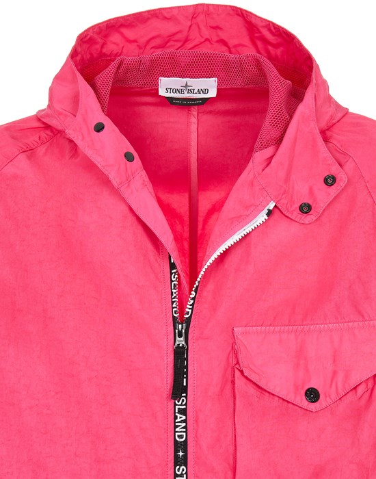 Mens pink stone island on sale jacket