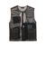2 of 6 - Vest Man G0622 COTTON RIPSTOP OFF-DYE OVD_GARMENT DYED Back STONE ISLAND