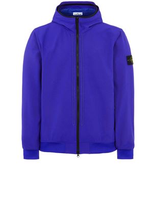 Blue soft shell shop stone island jacket